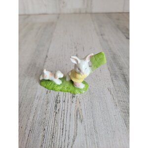 Mini Easter Bunny dog kite Village accessory